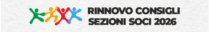 Rinnovo Consigli sezioni soci 2026